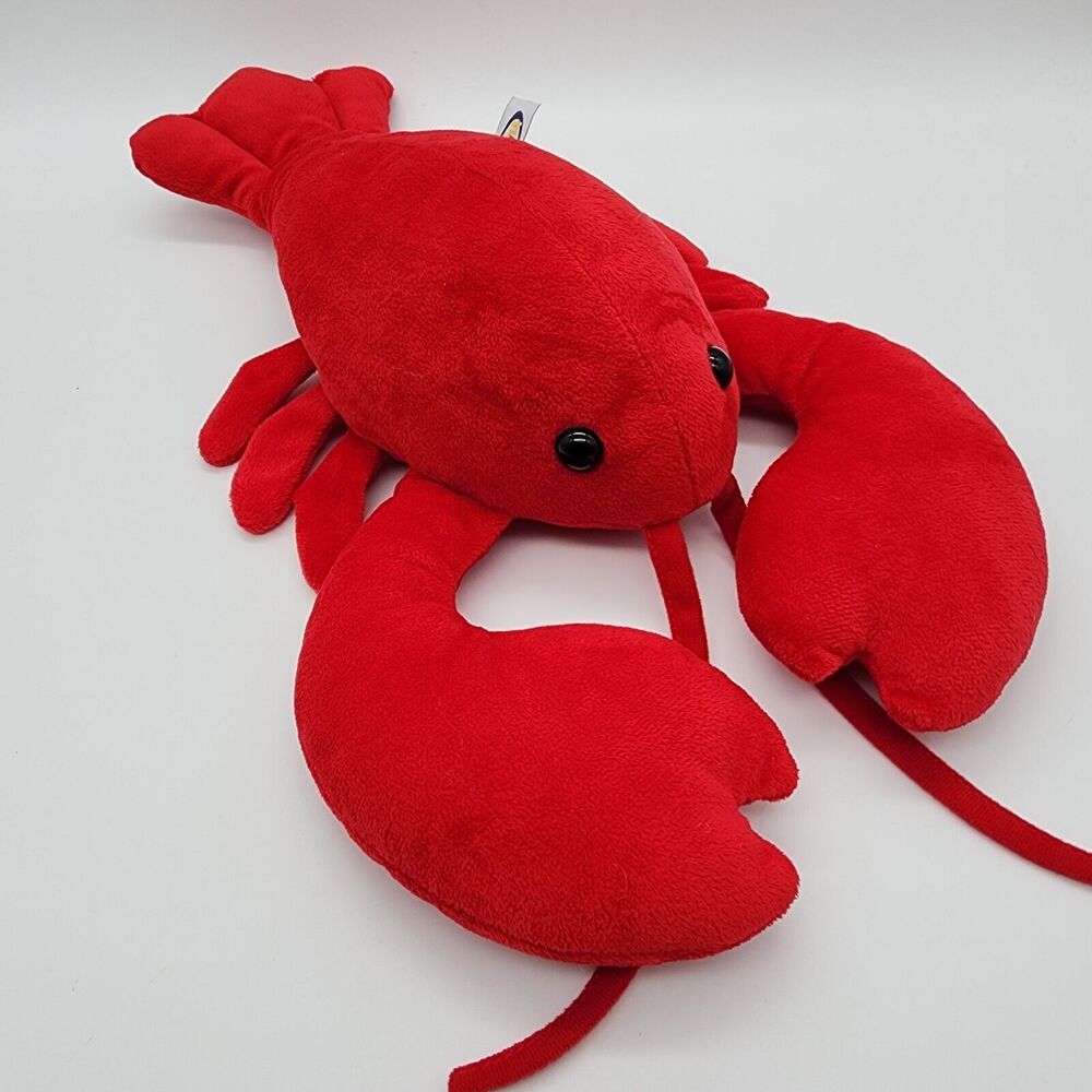 Mary Meyer Lobster Plush 16" Red Soft Large Claws Long Antennas Stuffed Animal